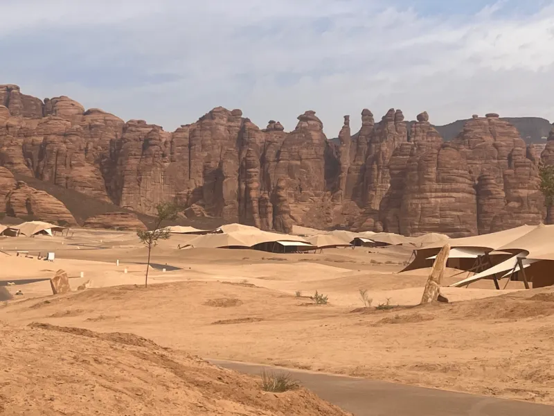 Desert rock formations
