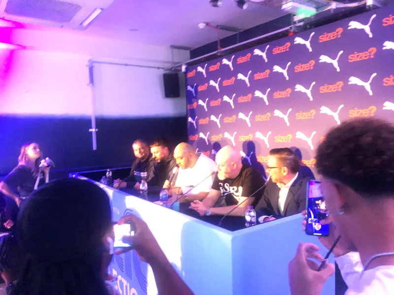 A panel on the PUMA launch set